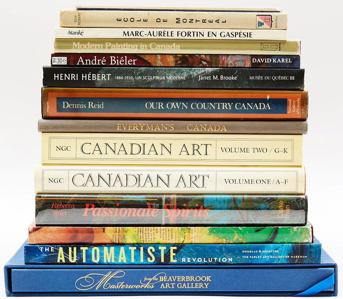 Books and Reference, Fourteen Canadian Art Reference Books, fourteen books