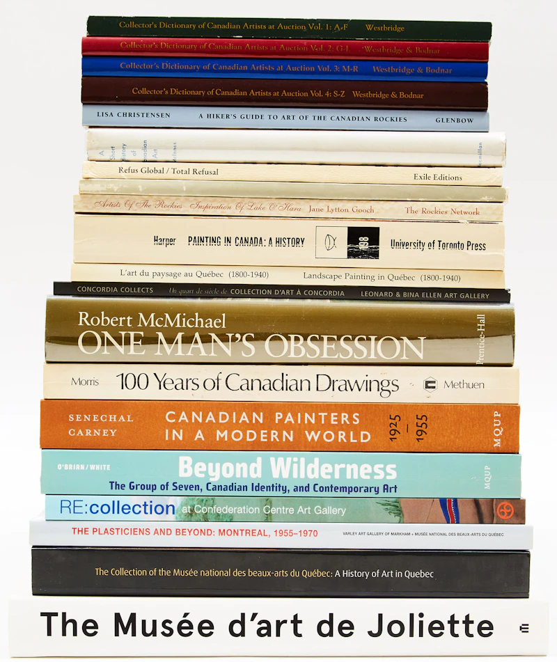 Twenty Canadian Art Reference Books by Books and Reference