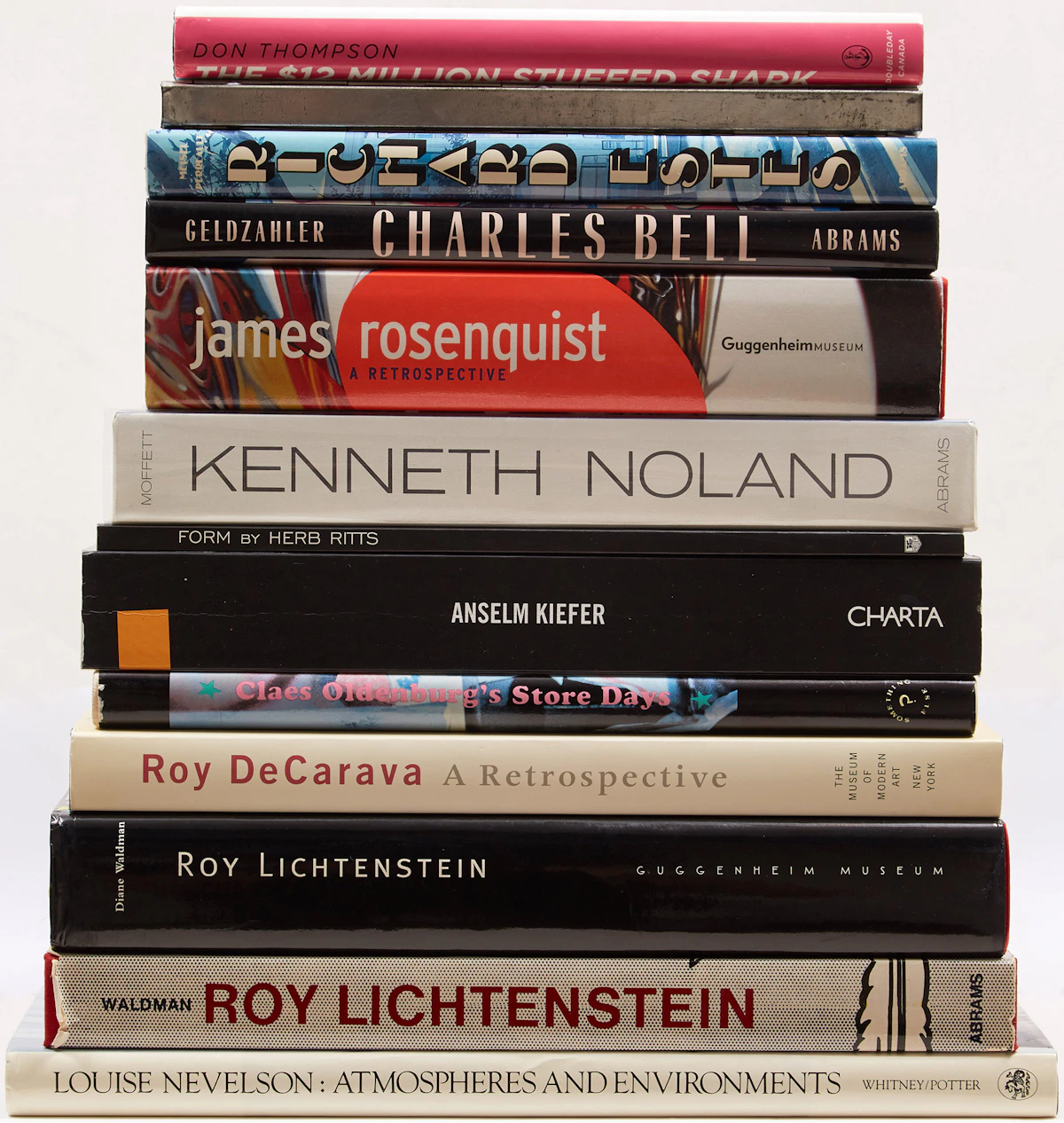 Books and Reference, Thirteen International Art Reference Books, no-medium