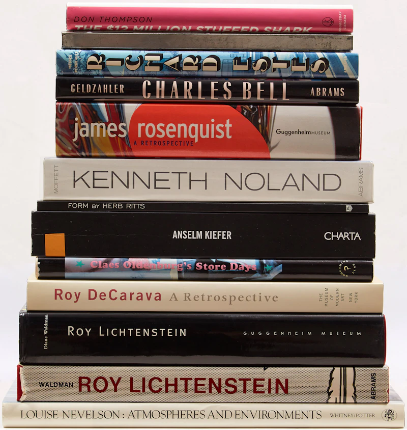 Books and Reference, Thirteen International Art Reference Books, no-medium