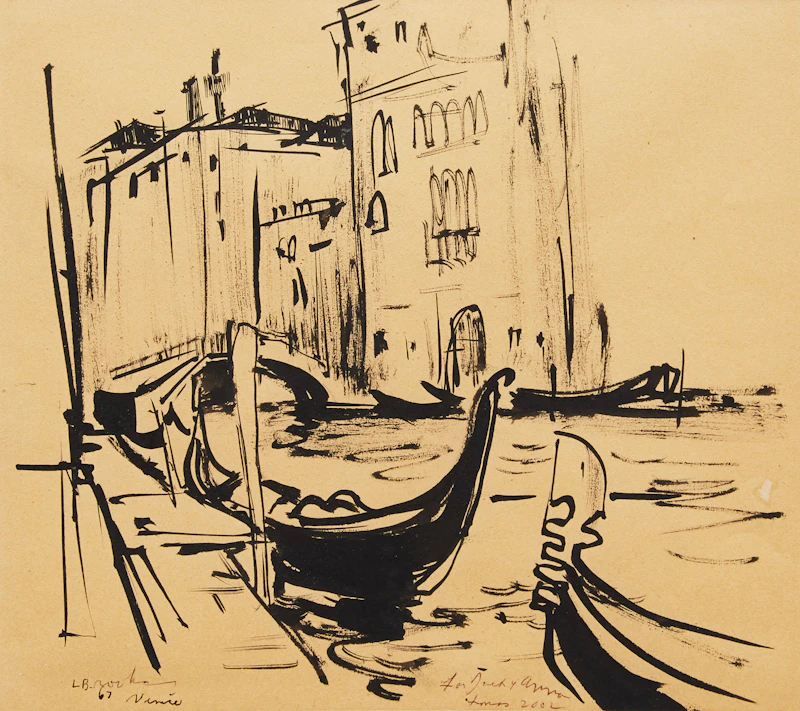 Frank Leonard Brooks, Venice, serigraph