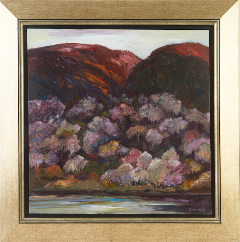 Joanne Clarke, Old Mountain Shadows, acrylic on canvas