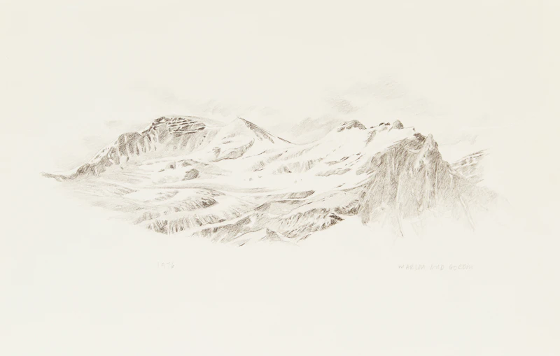 Gordon Appelbe Smith, Mountain Landscape, lithograph