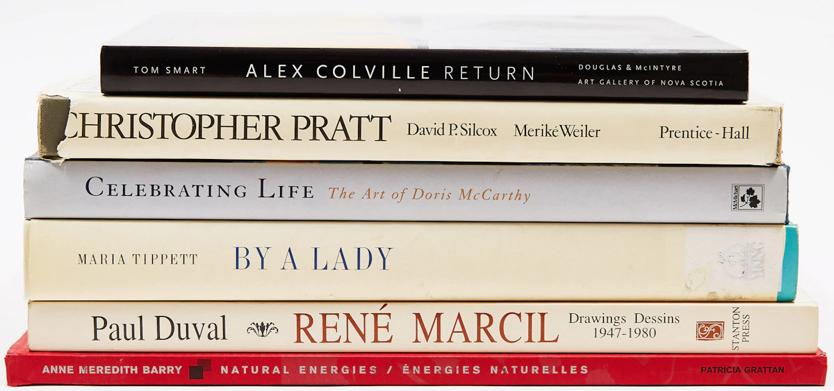 Books and Reference, Six Canadian Art Reference Publications, six books