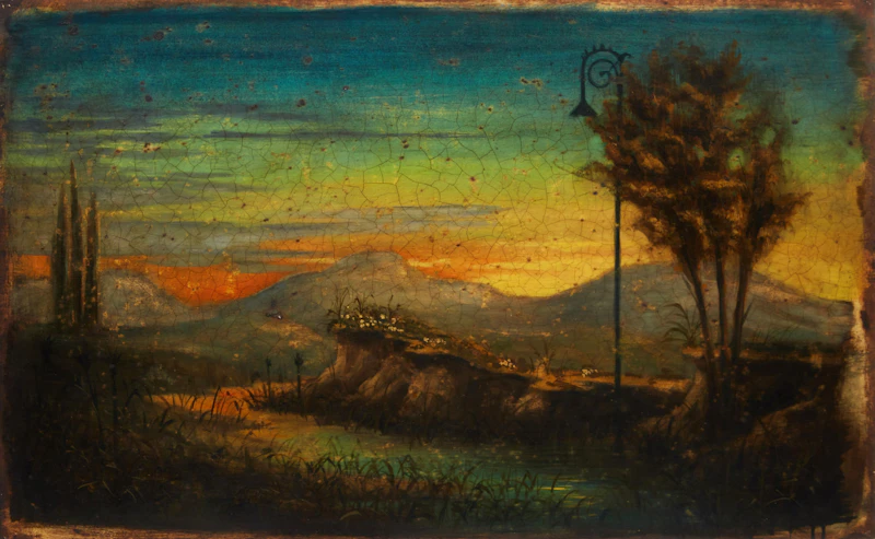 Douglas Walker, Untitled, oil on paper