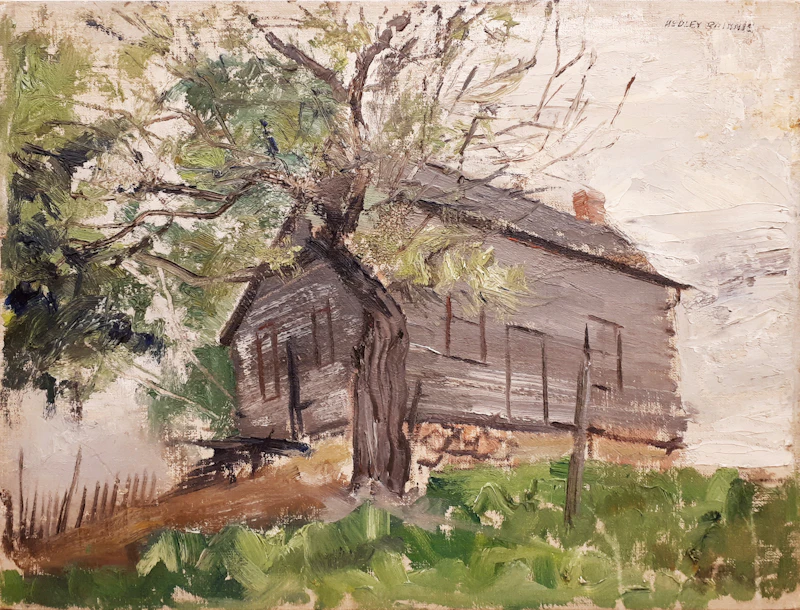 Hedley Rainnie, Spring Study, oil on canvas board