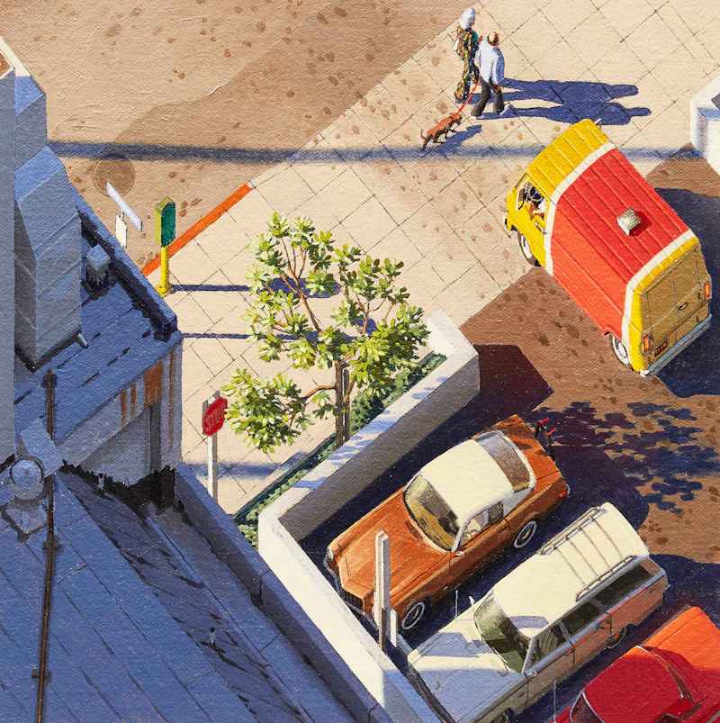 James Doolin, Los Angeles, oil on canvas