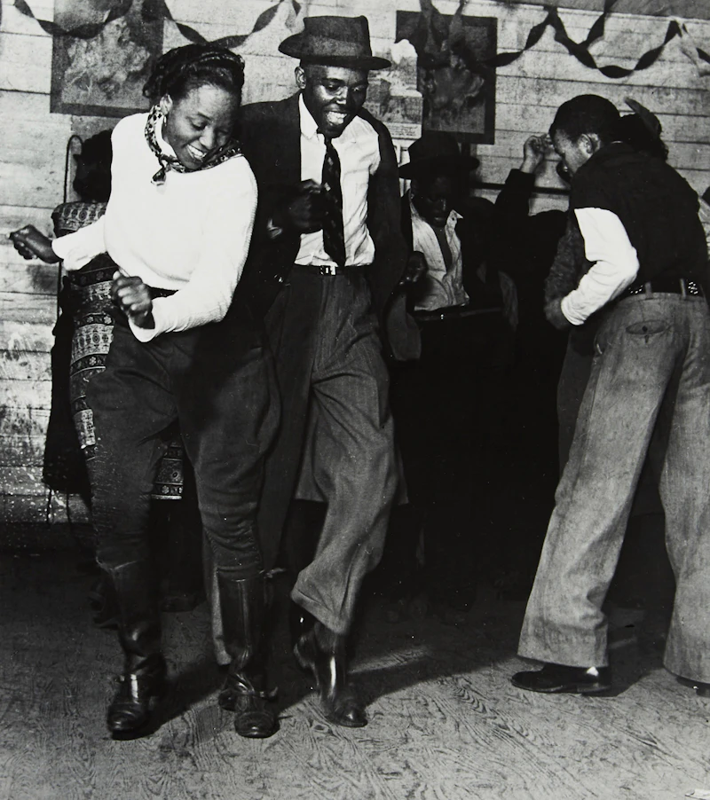 Marion Post Wolcott, Jitterbugging on a Saturday Night in Juke Joint near Clarksdale, MI, 1939, gelatin silver print