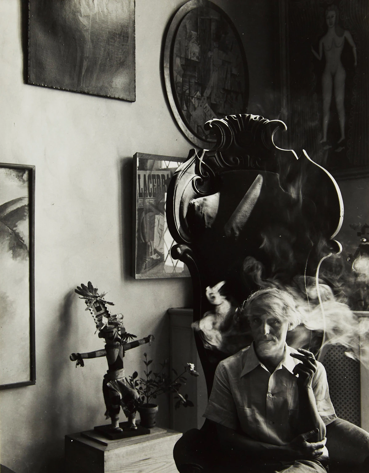 Arnold Newman, Max Ernst, gelatin silver print, 1942