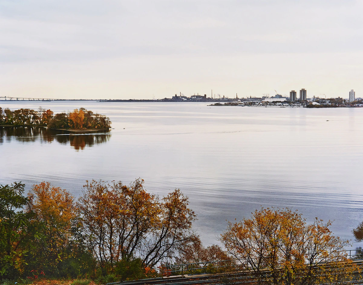 Joseph Hartman, Hamilton Harbour, Fall, digital chromogenic print mounted to board, 2009