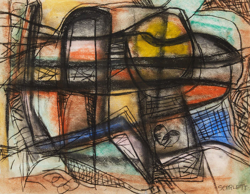 Untitled Abstraction by Rolph Scarlett