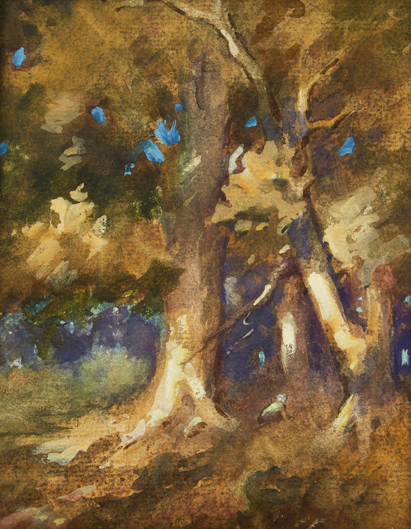 Forest Landscape by Carl Henry von Ahrens