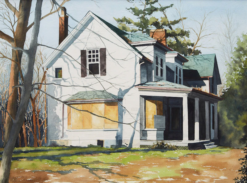 Roxann Vivian Smith, Filled with Memories, watercolour