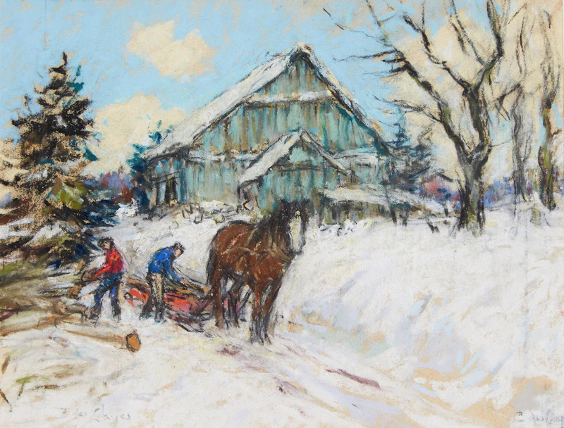 Loading the Logs by Berthe Des Clayes