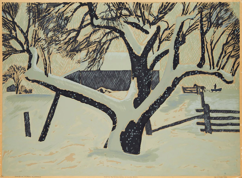 The Snowstorm by Thoreau MacDonald