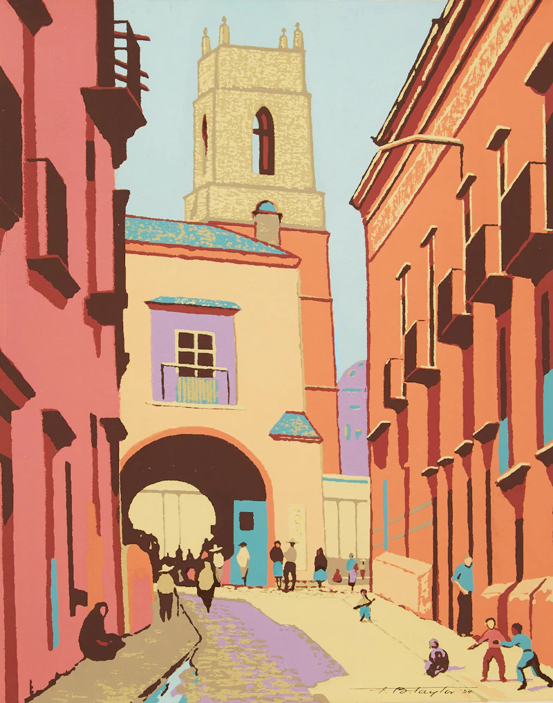 San Miguel Allende, Mexico by Frederick Bourchier Taylor
