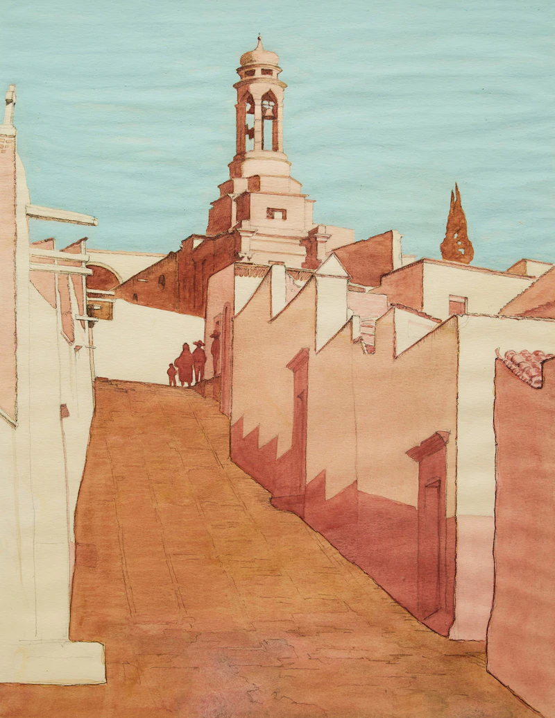 In San Miguel de Allende, Mexico by Frederick Bourchier Taylor