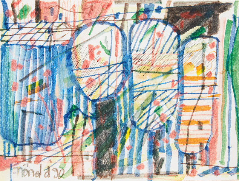 William Ronald, Abstraction, watercolour
