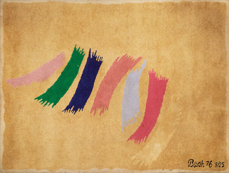 Jack Hamilton Bush, Untitled Tapestry , acrylic fibre tapestry