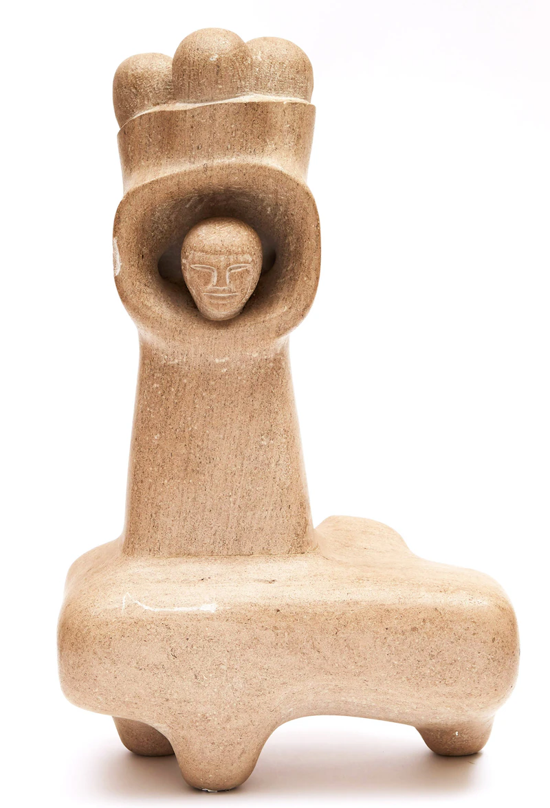 Roger Cavalli, Le Refuge, stone sculpture