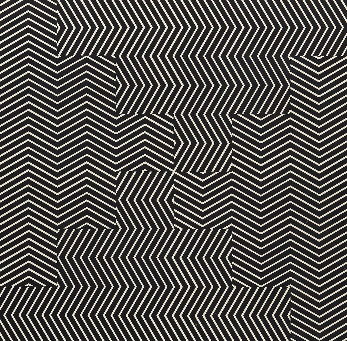 Jean-Pierre Vasarely, Untitled Op-Art Composition, silkscreen