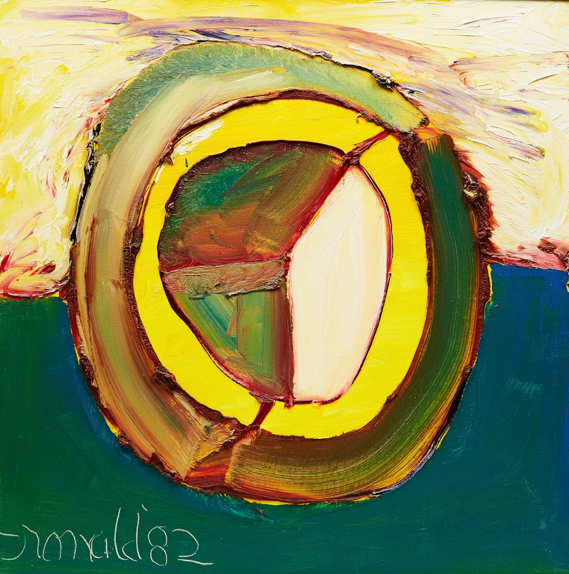 William Ronald, Erik Satie, oil on canvas