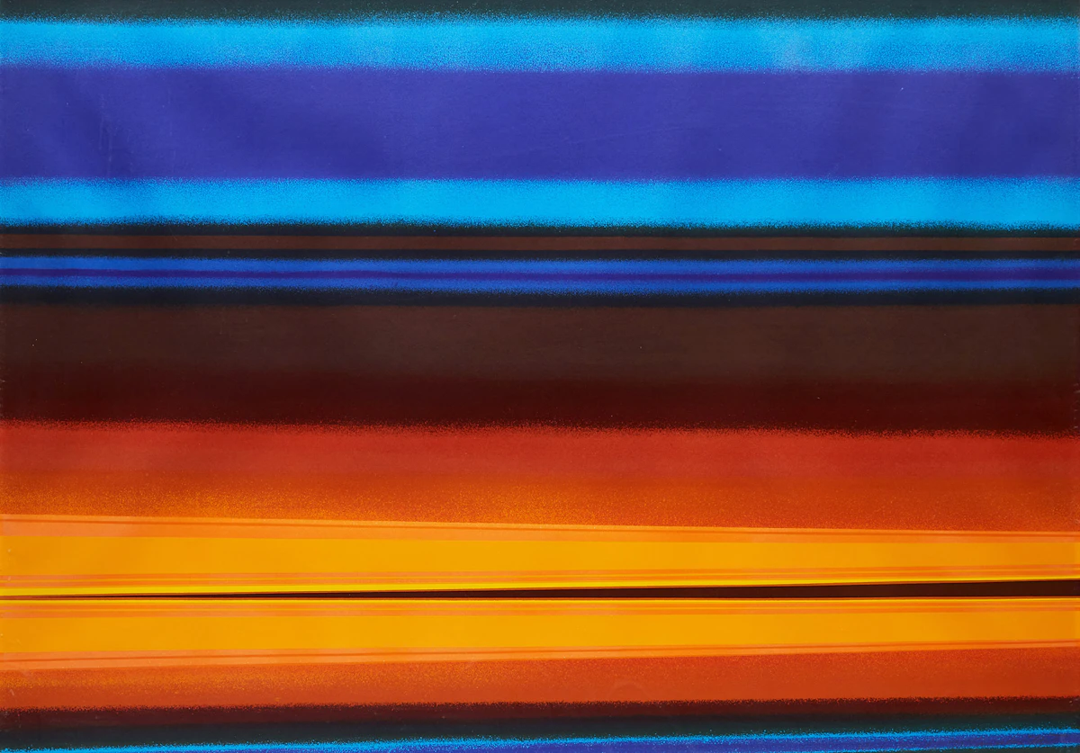 Rita Letendre, Tamaken, colour silkscreen, 1977