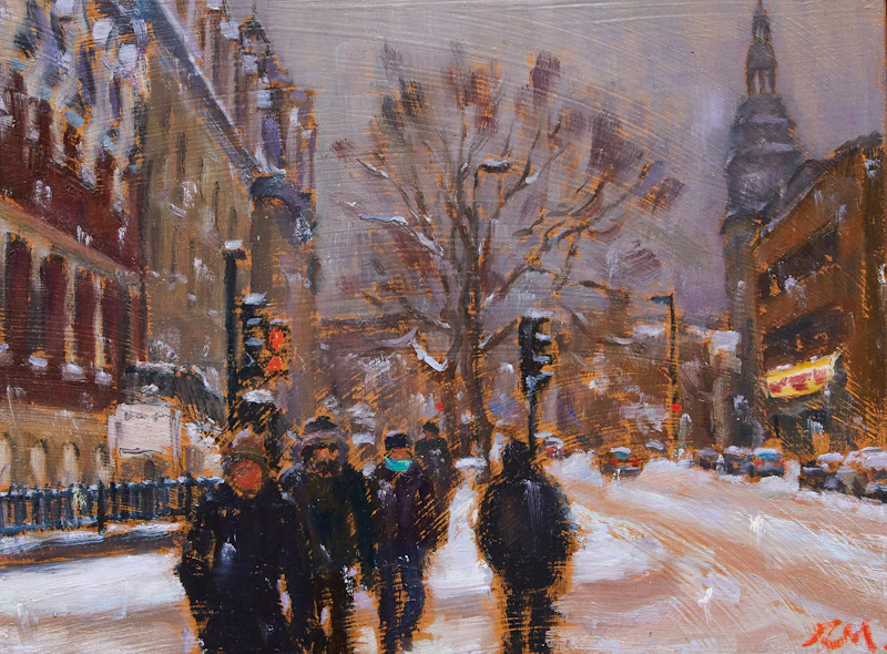 Rue Mt-Royal, à quelques pas du métro by Richard Montpetit