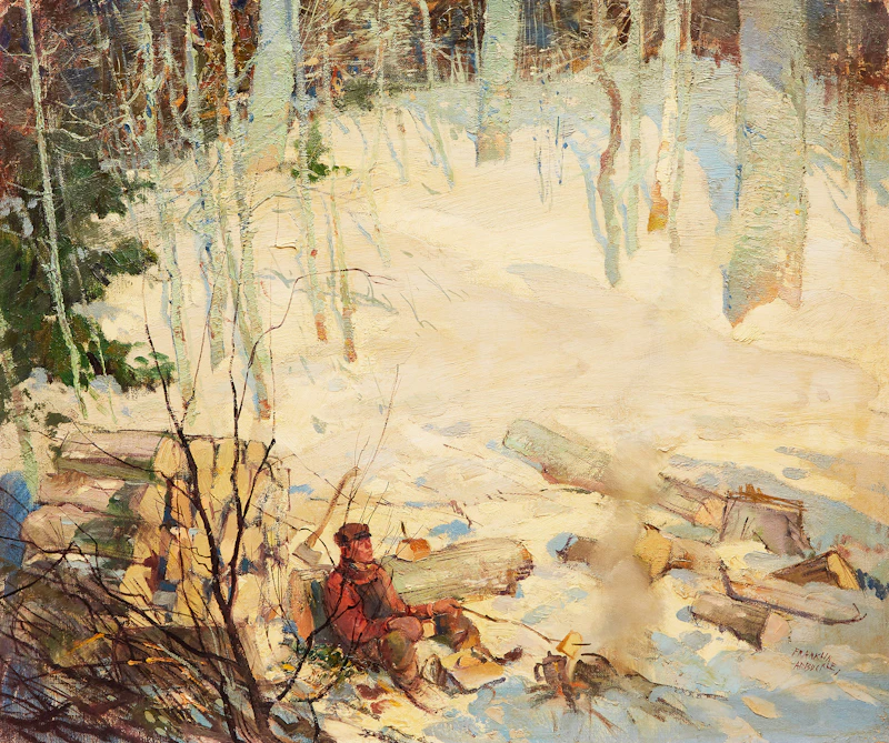 Woodchopper, Baie St. Paul Country, P. Que. by George Franklin Arbuckle