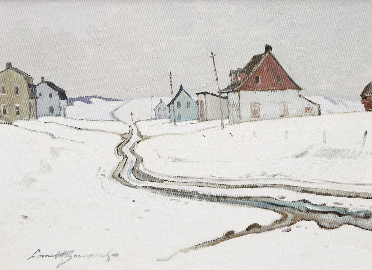 George Lorne Holland Bouchard, Above Baie St. Paul, oil on canvas