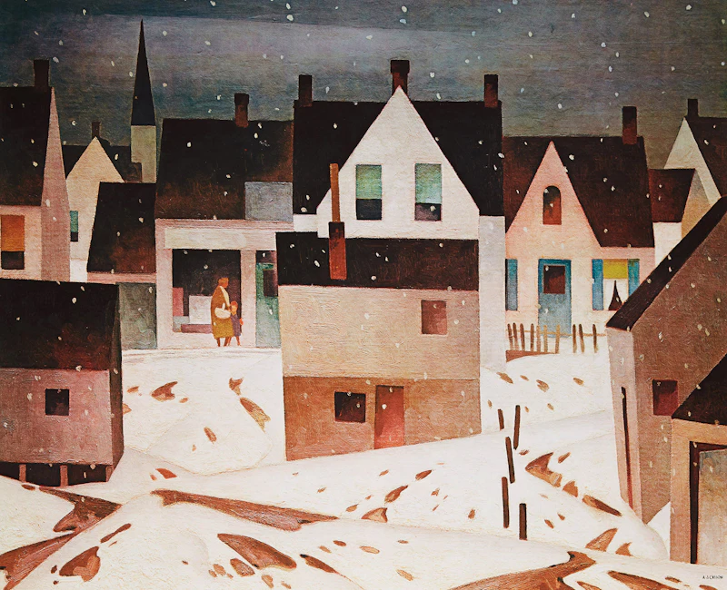 Late Flurry; In the Islands, Georgian Bay; Grey October Morning; Below Ragged Falls by Alfred Joseph Casson