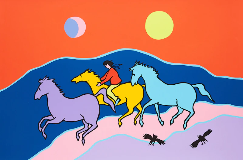 Horses; Orca by Ted Harrison