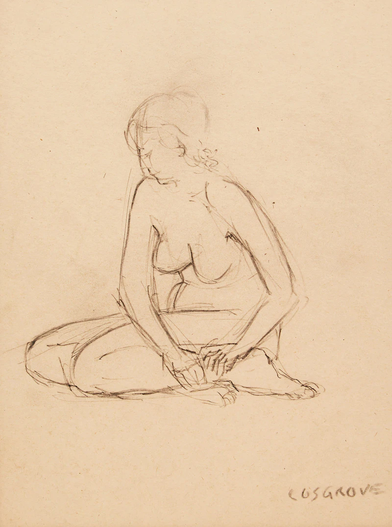 Seated Nude Study; Standing Nude Study by Stanley Morel Cosgrove