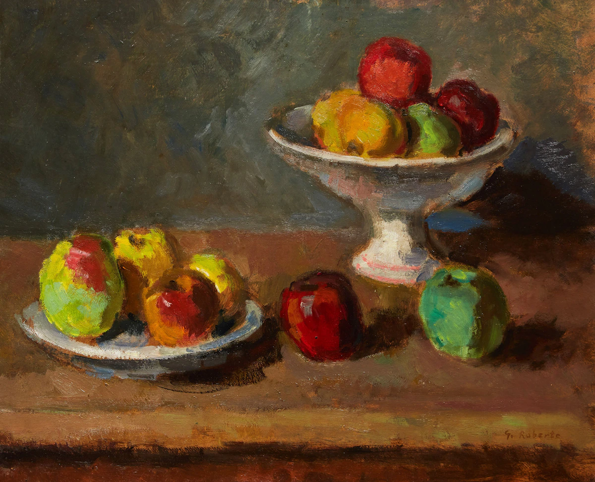 William Goodridge Roberts, Still Life, oil on board