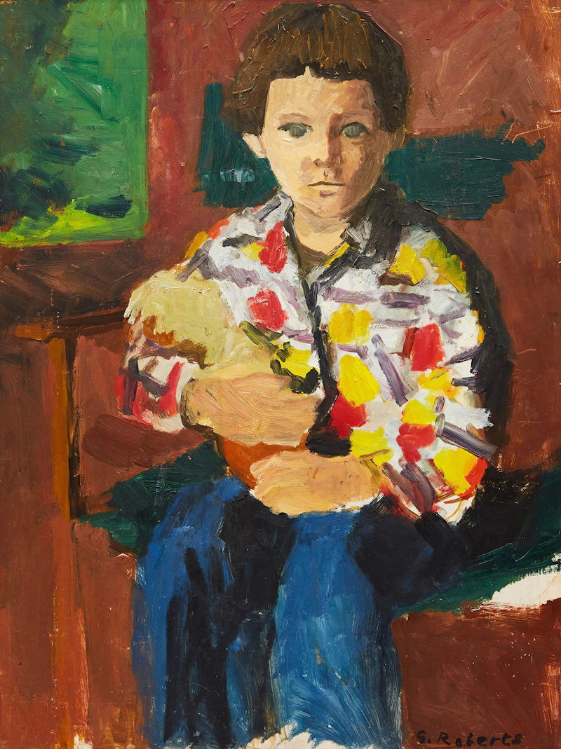 Portrait of the Artist’s Daughter by William Goodridge Roberts