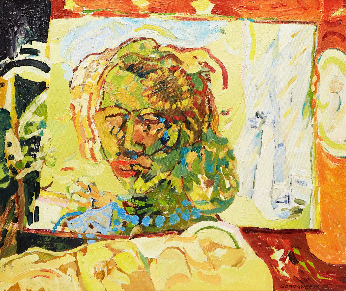 James Gordaneer, Star, oil on canvas, 1977
