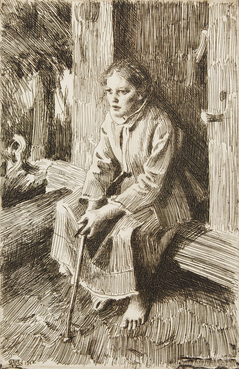 Valkulla (Asplund 251) by Anders Leonard Zorn