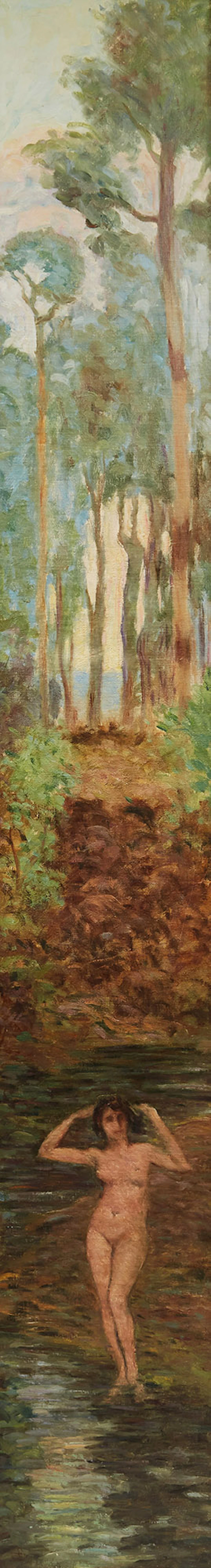 Nu dans un paysage by Henri Beau
