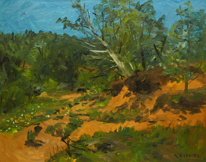 Sand Pit and Trees by William Goodridge Roberts