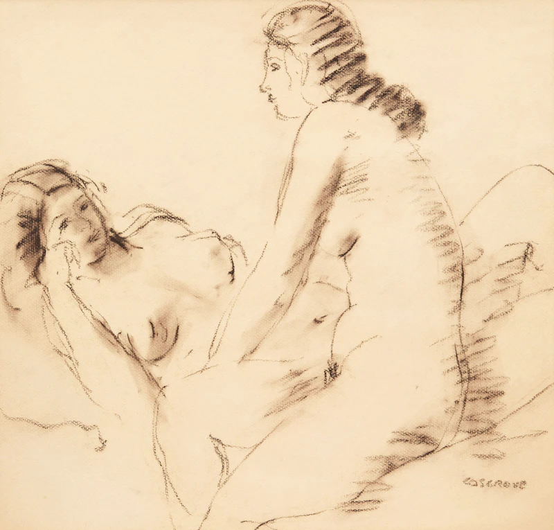 Two Nudes by Stanley Morel Cosgrove