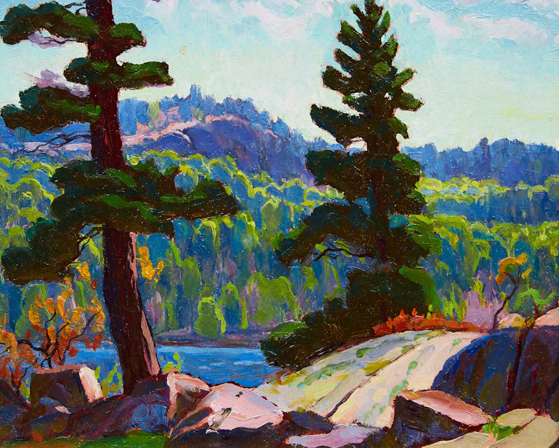 Frederick Stanley Haines, Willisville, oil on board