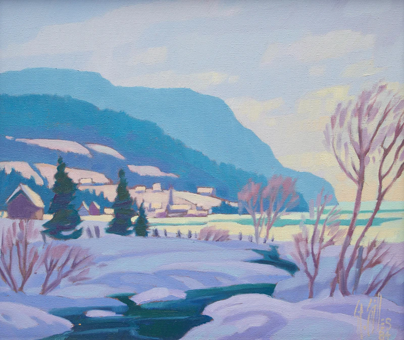 St. Gilles, Baie St-Catherine, oil on canvas