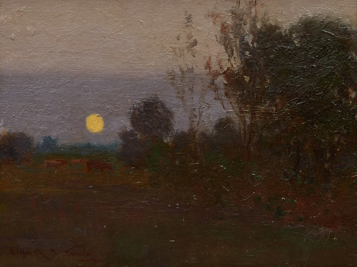 Elizabeth Annie McGillivray Knowles, An August Evening, oil on canvas, 1901