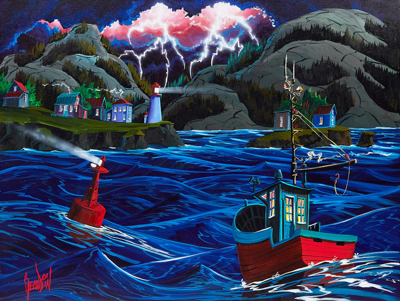 A d'abri de la tempête by Mario Beaudoin