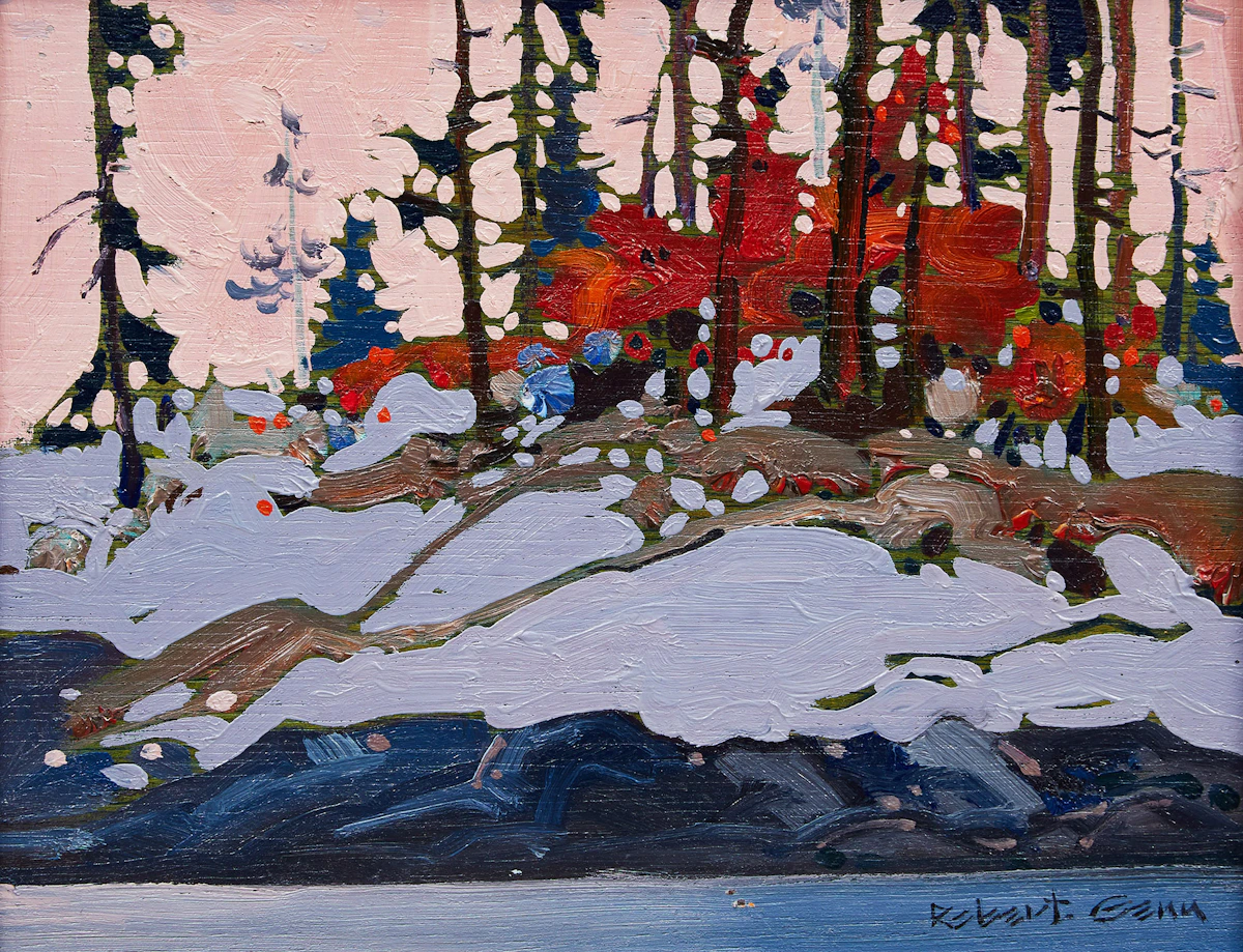 Robert Genn, Long Point, oil on board