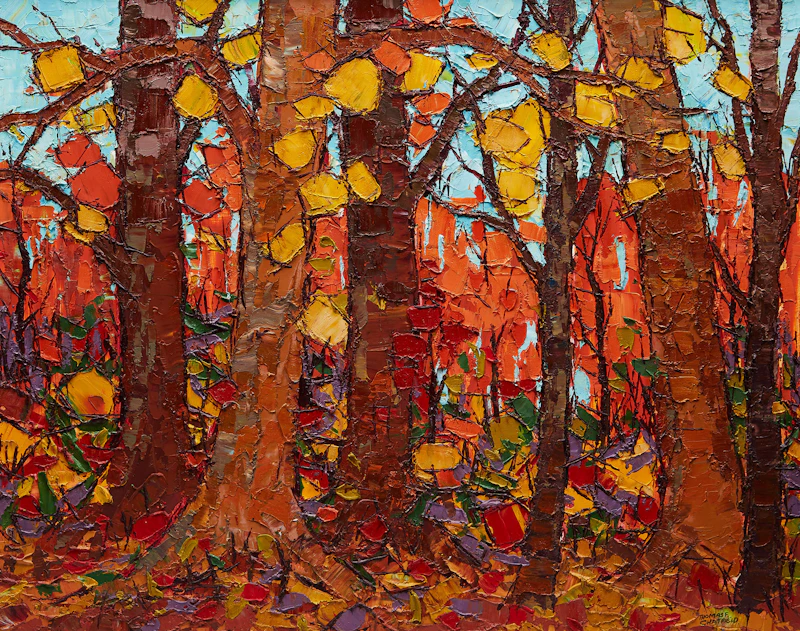 October Woods by Thomas Frederick Haig Chatfield