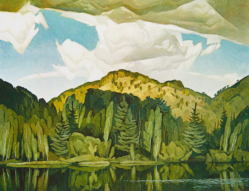 Alfred Joseph Casson, Bedard Pond; October Sky; Rock and Pine, three photolithographic reproductions
