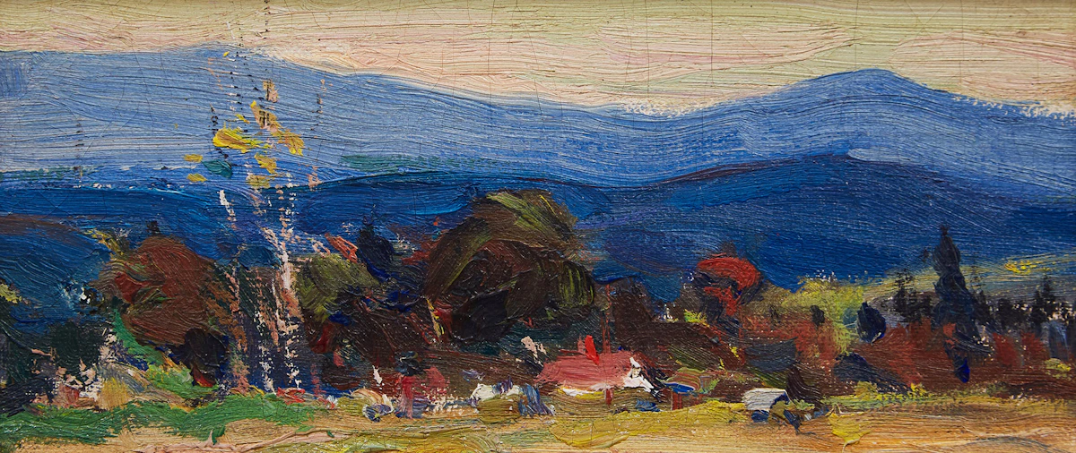 Farquhar McGillivray Strachan Knowles, Landscape, oil on canvas