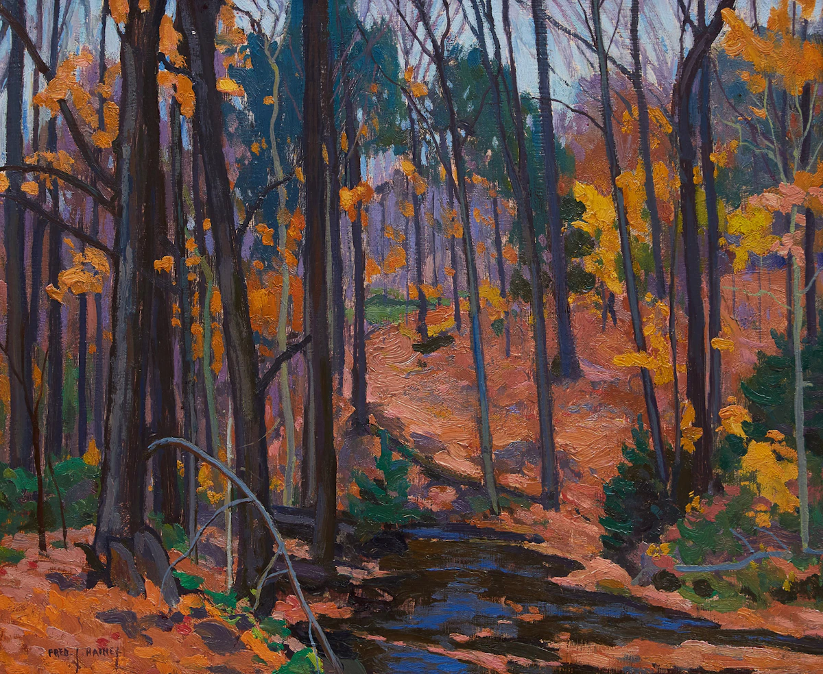 Frederick Stanley Haines, Haliburton Highlands, oil on board