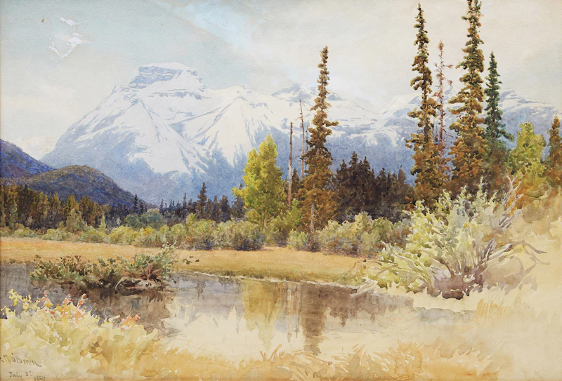 Summer in the Canadian Rockies by Lucius Richard O'Brien